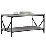 ZNTS Coffee Table Grey Sonoma 90x50x45 cm Engineered Wood 835387