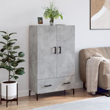 Highboard Concrete Grey 69.5x31x115 cm Engineered Wood 828240