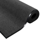 Doormat Anthracite and Black 120 x 250 cm Polyamide and PVC 4100721