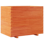 Garden Planter Wax Brown 90x60x72 cm Solid Wood Pine 3282646