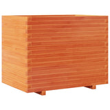 Garden Planter Wax Brown 90x60x72 cm Solid Wood Pine 3282646