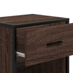 ZNTS Bedside Cabinets 2 pcs Brown Oak 40x31x50 cm Engineered Wood 848693