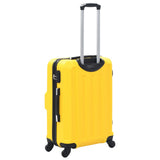 Hardcase Trolley Set 3 pcs Yellow ABS 91876