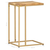 Side Table 35x45x65 cm Solid Mango Wood 286400