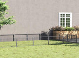 Dog Kennel Silver 15 m Steel 3082137