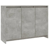 Sideboard Concrete Grey 102x33x75 cm Engineered Wood 809777