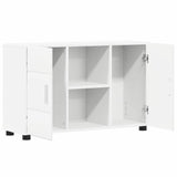 Sideboard FLORIN White 88.5 x 30.5 x 55.5 cm Engineered Wood 880291