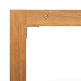 Bench Oil Natural 110 x 30 x 45 cm Solid Teak Wood 4108118
