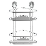 ZNTS EISL Shower Corner Rack Chrome 22x18x35 cm 438828