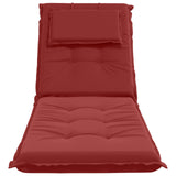 Sunlounger Cushion GEMERT 100% Polyester Wine Red 947542