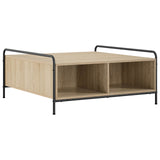 Coffee Table Sonoma Oak 90 x 90 x 41 cm Engineered Wood 8013603