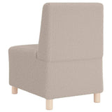 Modular Sofa Unit Armless 2 pcs Light Grey 55 x 74 x 82 cm 3399783