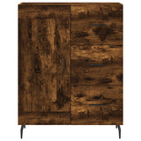 Highboard Smoked Oak 69.5x34x180 cm Engineered Wood 3196032