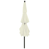 3-Tier Garden Parasol with Aluminium Pole Sand 3.5 m 313876