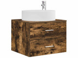 Bathroom Furniture Set 5 pcs Smoked Oak 3407075