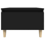 Side Tables 2 pcs Black 50x46x35 cm Engineered Wood 819503