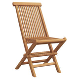 Garden Dining Set 3 pcs Brown Solid teak wood 3385962