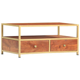 Coffee Table 90x50x40 cm Solid Acacia Wood 286187