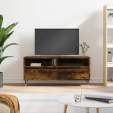 TV Cabinet Smoked Oak 100x34.5x44.5 cm Engineered Wood 831233