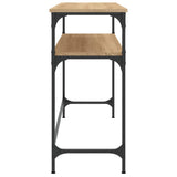 Console Table Sonoma Oak 100x35.5x75 cm Engineered Wood 834046