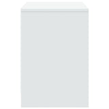 TV Cabinet with LED White 100x34x50 cm Engineered Wood 852208