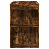 Bar Table Smoked Oak102x70x103.5 cm Engineered Wood 3309325