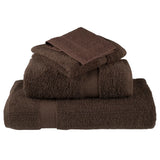 Premium Sauna Towels "SOLUND" 4 pcs Brown 80x200 cm 600 gsm 137243