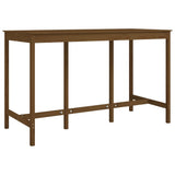 ZNTS Bar Table Honey Brown 180x80x110 cm Solid Wood Pine 822165