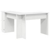 Corner Desk White 140 x 113.5 x 75 cm Engineered Wood 869554