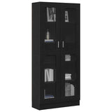 Book Cabinet Black oak 82.5 x 30.5 x 185 cm Engineered Wood 3329277