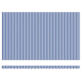 Retractable Awning Manual Blue and White 450 x 300 cm 3081613