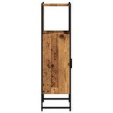 Bathroom Cabinet Old Wood 33x33x120.5 cm Engineered Wood 857706