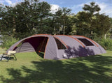 Tunnel Tent 6-Person Grey and Orange 700 x 590 x 215 cm 42004049