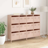 Sideboard Pink 135x39x103.5 cm Cold-rolled Steel 3307174