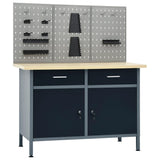 Workbench with Three Wall Panels 3053428
