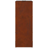 Firewood Rack 40x30x80 cm Weathering Steel 864236