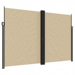 ZNTS Retractable Side Awning Beige 220x1200 cm 4004870