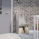 Parcel Drop Box Silver 47.5 x 38 x 59 cm Stainless Steel 874937