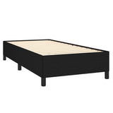 Bed Frame without Mattress Black 90x190 cm Single Single Fabric 349856