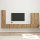 TV Wall Cabinet Set Wall-mounted 6 pcs Artisan Oak 3408960