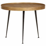 Coffee Table 2 pcs Golden Engineered Wood 373637