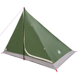 Backpacking Tent Green 4-Person 185T Polyester with PU Coating 42018559