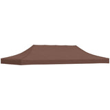 Party Tent Roof 6x3 m Brown 270 g/m 315332