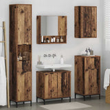 Bathroom Furniture Set Old Wood Engineered wood, Metal 3393121