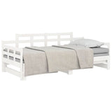 Pull-out Day Bed without Mattress White 2x cm 820353