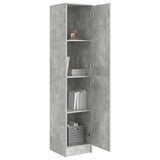 Highboard Concrete Grey 35 x 39 x 168 cm 869333