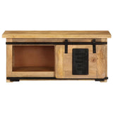 TV Cabinet 90x35x40 cm Solid Mango Wood 321570