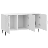 TV Cabinet High Gloss White 99 x 34.5 x 50 cm Engineered Wood 894949