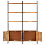 4-Tier Bookcase 124x30x180 cm Solid Acacia Wood 284416