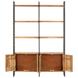 4-Tier Bookcase 124x30x180 cm Solid Acacia Wood 284416